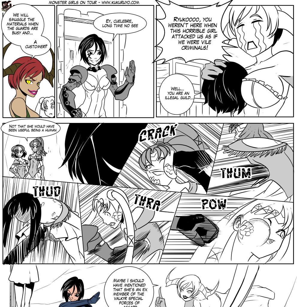 Monster girls on tour - Episode 61, Page 1: Page 061